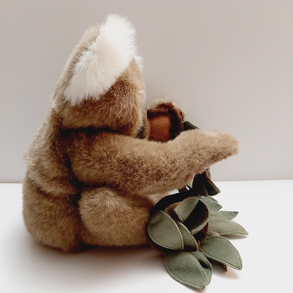 🍒 FOLKMANIS Folktails Koala Stage Hand Puppet Large Plush Kids Toy Leaf Garland - Picture 10 of 14
